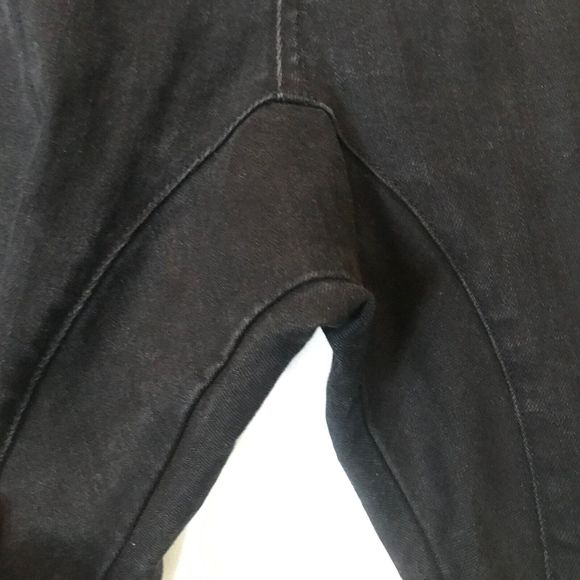 Zanerobe  Slingshot Denimo Black Button Fly Distressed Denim Jogger 32 - Picture 5 of 16